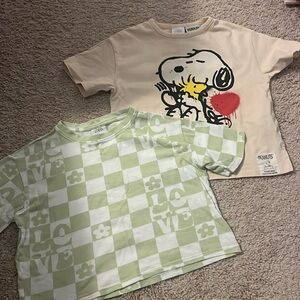 Lot of 2 Zara T-shirts
